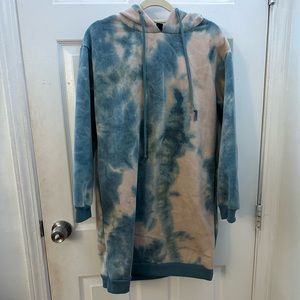 Tie Dye Hoodie Dress